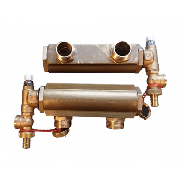 Jordvarme manifold 2 x 40mm