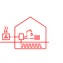 Indedel VVM 500 varmtvandsbeholder