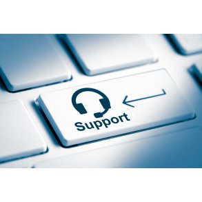 Telefonsupport pr. time